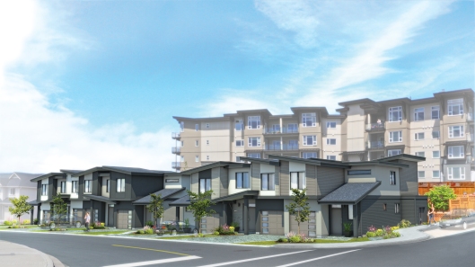 Townhome Exterior Rendering